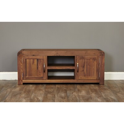Oak&More Nishio Solid Walnut Widescreen TV Cabinet