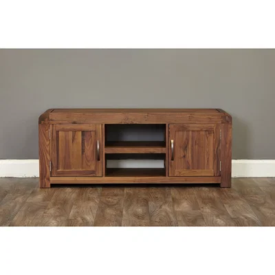 Oak&More Nishio Solid Walnut Widescreen TV Cabinet