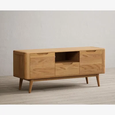 Oak&More Rosa Solid Oak Large TV Cabinet