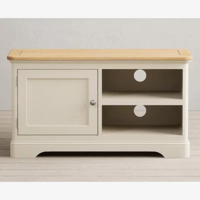 Oak&More Bridstow Oak and Cream Painted Small TV Cabinet