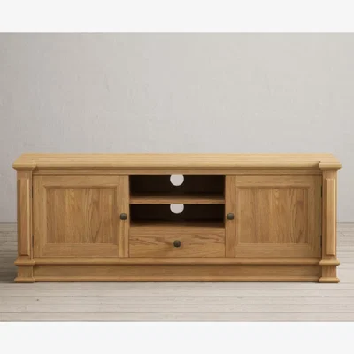 Oak&More Lawson Solid Oak Super Wide TV Cabinet