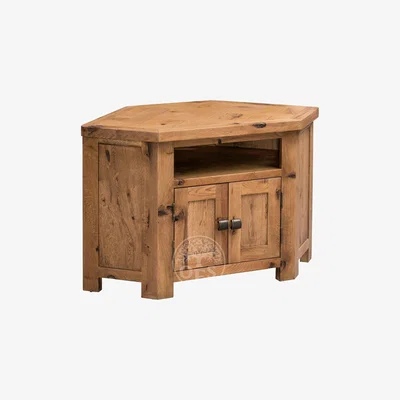 Oak&More Huari Oak Corner TV Cabinet