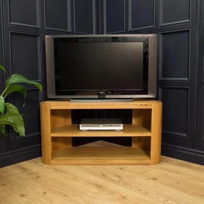 Oak&More Modern Oak Corner TV Unit