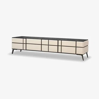 Olivia's Liang & Eimil Tartan Tv Stand Mink