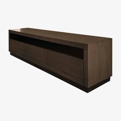 Olivia's Richmond Interiors Oakura TV-Unit 3-Drawers in Brown