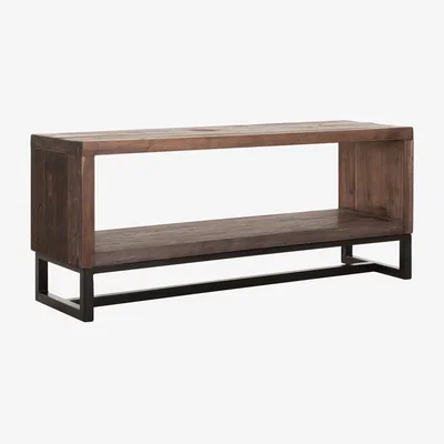 Olivia's DTP Home Timber TV Stand in Mixed Wood / Small