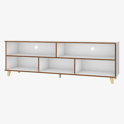 Out & Out Original Oslo White TV Unit - 180cm