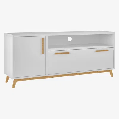 Out & Out Original Dakota White TV Unit - 135cm