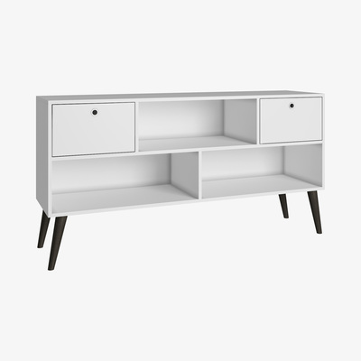Out & Out Original Savannah White TV Unit - 135cm