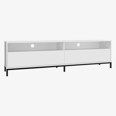 Out & Out Original Vola White TV Unit - 180cm