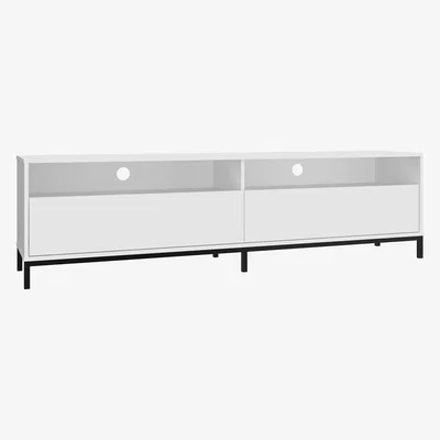 Out & Out Original Vola White TV Unit - 180cm