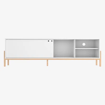 Out & Out Original Phoenix White TV Unit - 185cm