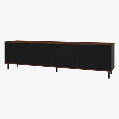 Out & Out Original Brooklyn Black TV Unit - 183cm