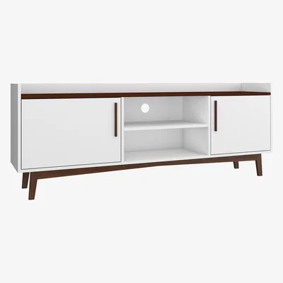 Out & Out Original Nova White TV Unit - 150cm