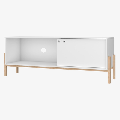 Out & Out Original Phoenix White TV Unit - 140cm