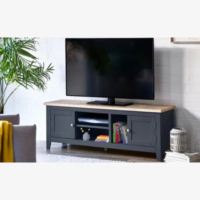 Downtown Julian Bowen Bordeaux TV Unit - Dark Grey