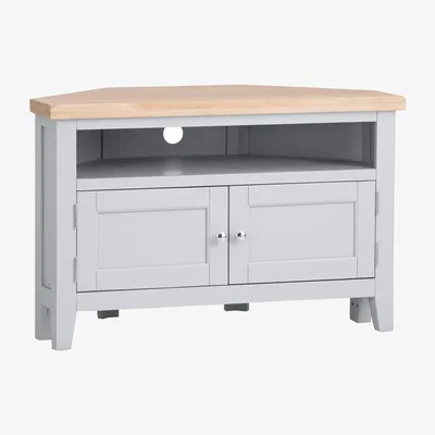 Downtown Easton Corner TV Unit - Grey