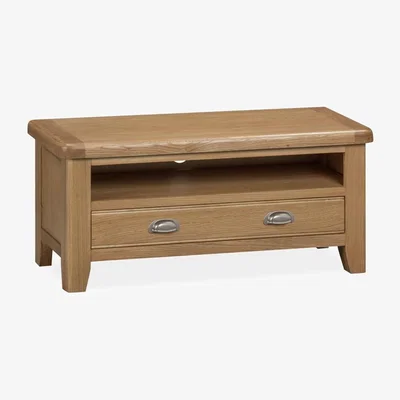 Downtown Juniper TV Unit - Smoked Oak In SmokedOak