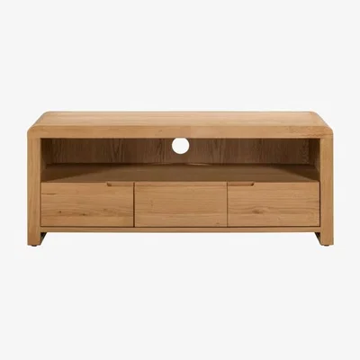 Downtown Julian Bowen Curve Oak TV Unit