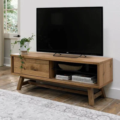 Downtown Brandon Rustic Oak Entertainment Unit
