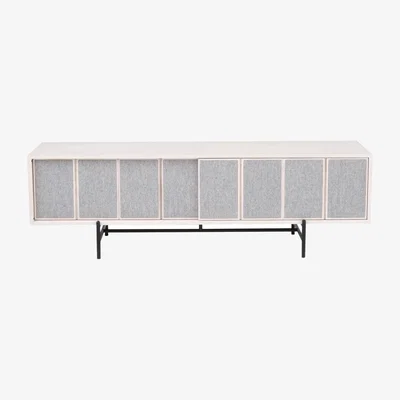 Downtown Ercol Canvas Upholstered Media Unit - Fabric Grade U