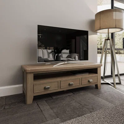 Downtown Downtown Tetbury Charcoal Large TV Unit, Wood