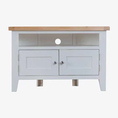 Downtown Tetbury Grey Corner Tv Unit