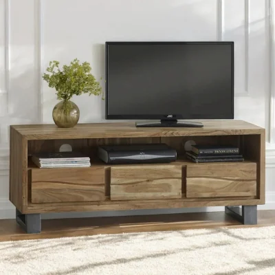 OAT Home Killarney 140cm Wooden Live Edge TV Media Unit