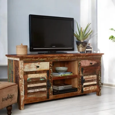 OAT Home Westport 150cm Rustic Wooden TV Media Unit