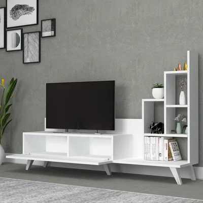 The Range Bingo White TV Unit - Modern and Stylish design - White