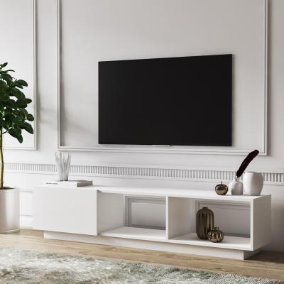 The Range Lepando Modern White TV Stand and Media Console - White