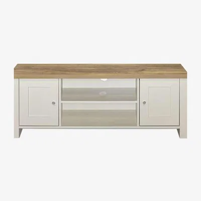 The Range Highgate Large TV Unit - Cream & Oak