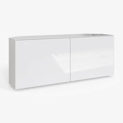 The Range INTEL Corner TV Unit  - white
