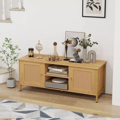 The Range 120cm Boho TV Stand for TVs up to 55 - Natural