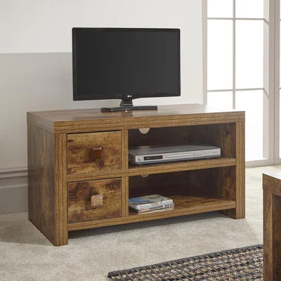 The Range Jakarta 2 Drawer TV Unit - Mango Wood