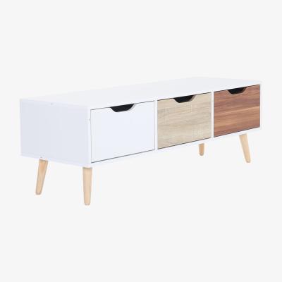 The Range 3 Colour Drawer TV Cabinet - White