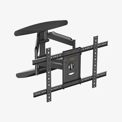 The Range Large Fully Articulating TV Wall Bracket with Tilt and Swivel - Black