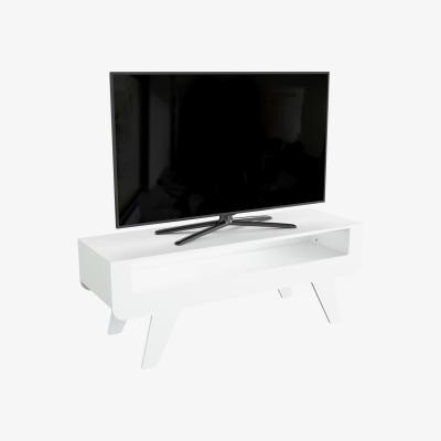 The Range Horton Tapered Leg TV Stand - Satin White