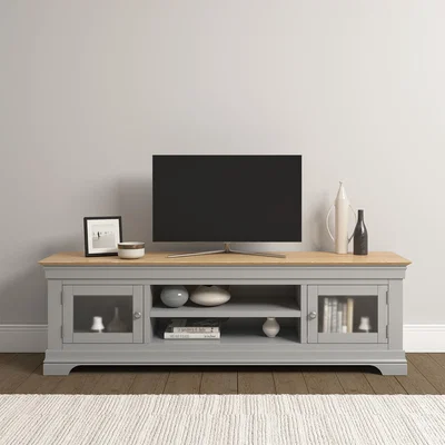 The Range Bordeaux TV Stand (Fully Assembled) - Pebble Grey