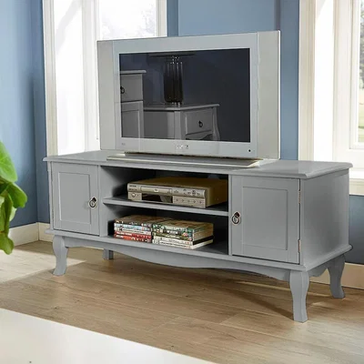 The Range Paris 2 Drawer TV Stand Storage Unit - Grey