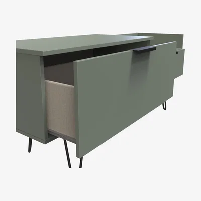 The Range Hong Kong C Ready Assembled TV Console Unit - Reed Green