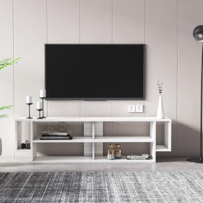The Range Marconi Modern White TV Stand and Media Console - White