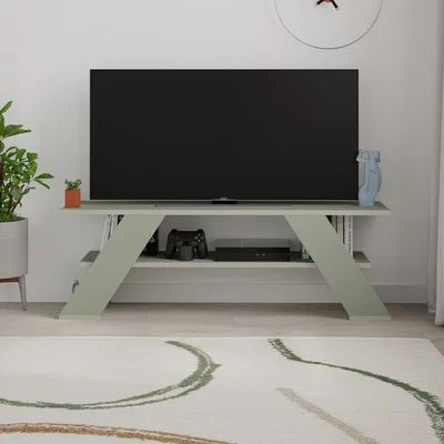 The Range Farfalla TV Stand - Ash Green / Chipboard