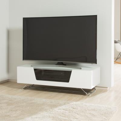 The Range Alphason Chromium 2 1200mm TV Cabinet  - White