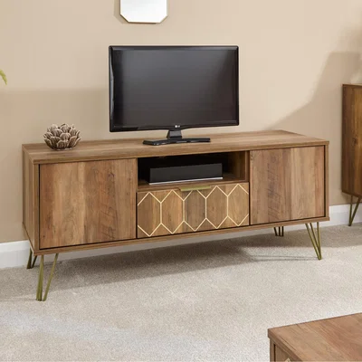 The Range Orleans 1 Drawer TV Stand - Mango Wood