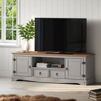 The Range Corona Large Widescreen TV Unit - Grey