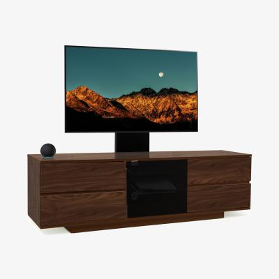 The Range AVITUS ULTRA TV Cabinet with Glass Door and Mounting Arm - Walnut