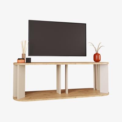 The Range Ursula TV Stand 114 cm  - Warm Oak and Grey