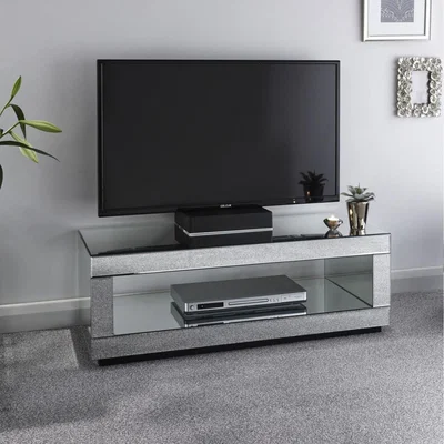 The Range Capri Cube Mirrored TV Unit - Mirrored