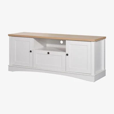 The Range Carden TV Cabinet with Two Doors One Drawer - White